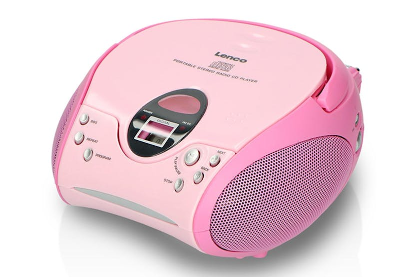 Lenco | Portable FM Radio And CD Player | Pink