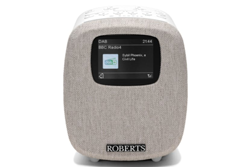 Roberts Ortus 5 FM Dual Alarm Clock Radio | White