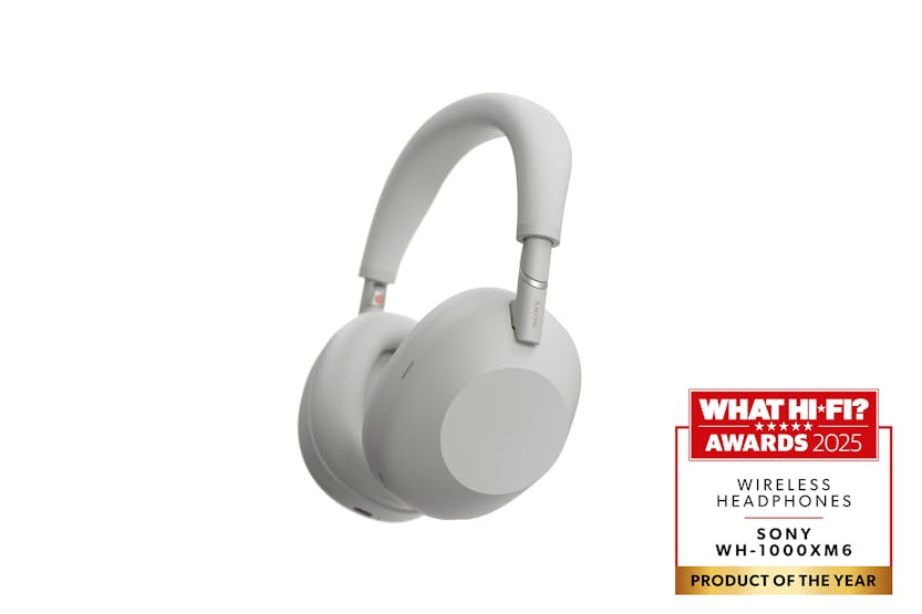Sony WH-1000XM6 Noise Cancelling Wireless Bluetooth Over Ear Headphones | Silver