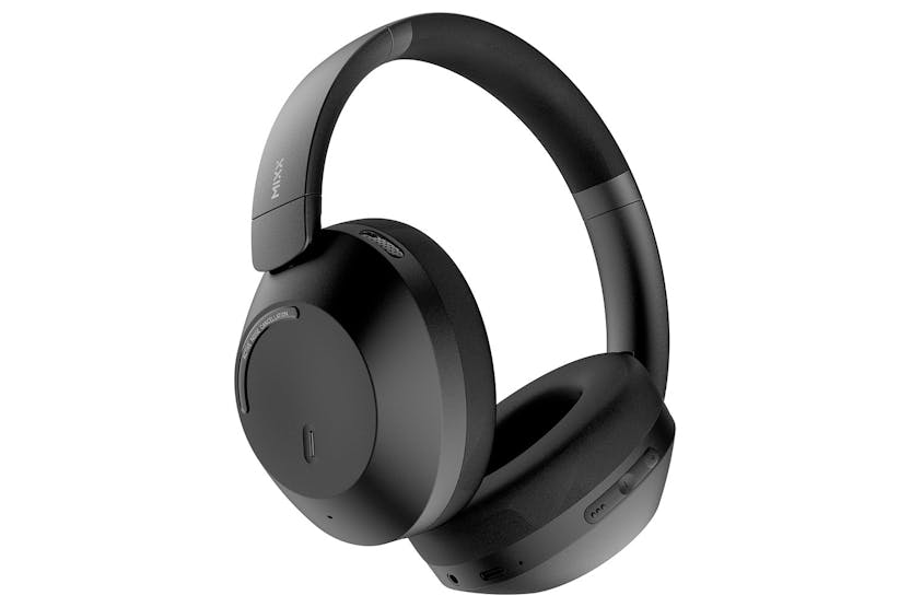 Mixx Streamq C4 Active Noise Cancelling Over Ear Wireless Headphones | Black