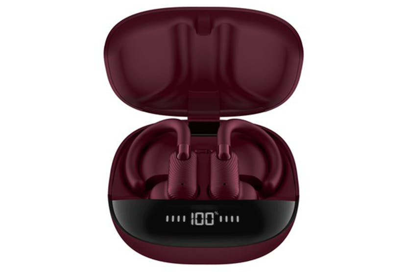Mixx Streambuds Sports Charge 2 Wireless Earbuds | Burgundy