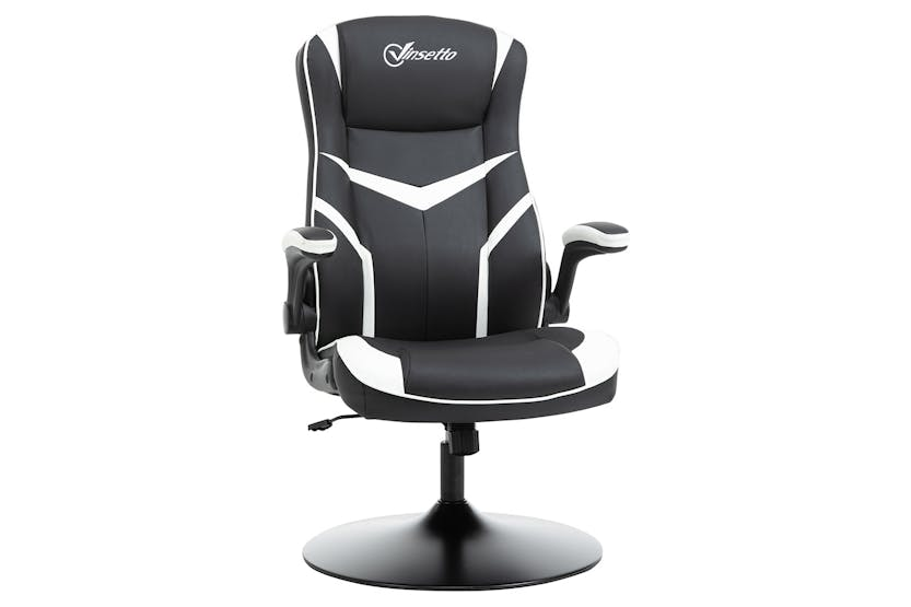 Vinsetto Adjustable Height Gaming Chair | Black/White