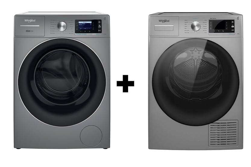 Whirlpool 10kg Supreme Silence Washing Machine and 9kg Tumble Dryer Bundle | W809ADSUK+W6D94SBUKBundle
