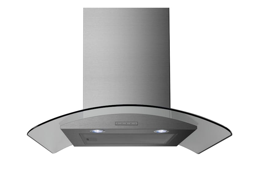 Belling 60cm Curved Glass Chimney Hood | CHIM604GSTA