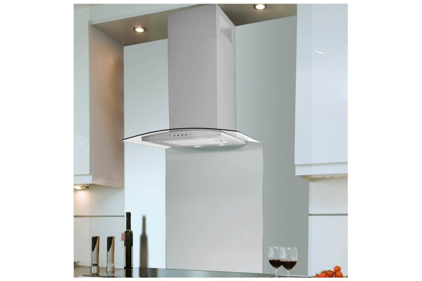 Luxair 60cm Curved Artis Cooker Hood | LA60ARTIS-CVDSS | Stainless Steel