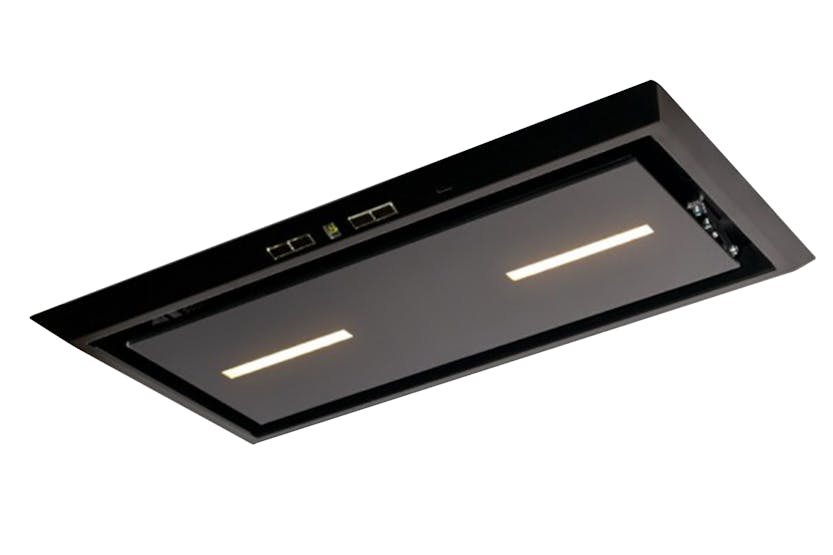 Luxair 72cm Canopy Extractor Plus Cooker Hood | Black