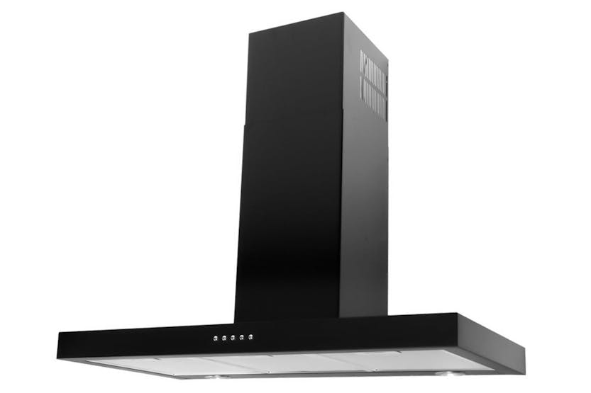 Luxair 90cm Flat Slimline Cooker Hood | LA-90-FLT-BLK