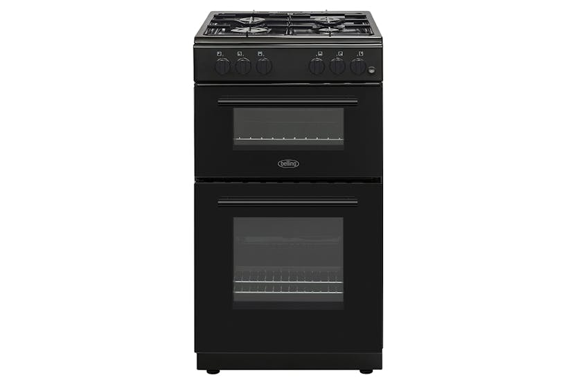 Belling 50cm Double Oven Gas Cooker | BFSG51TCBKNG