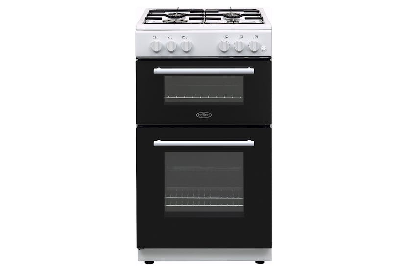 Belling 50cm Twin Cavity Gas Cooker | BFSG51TCWHLPG