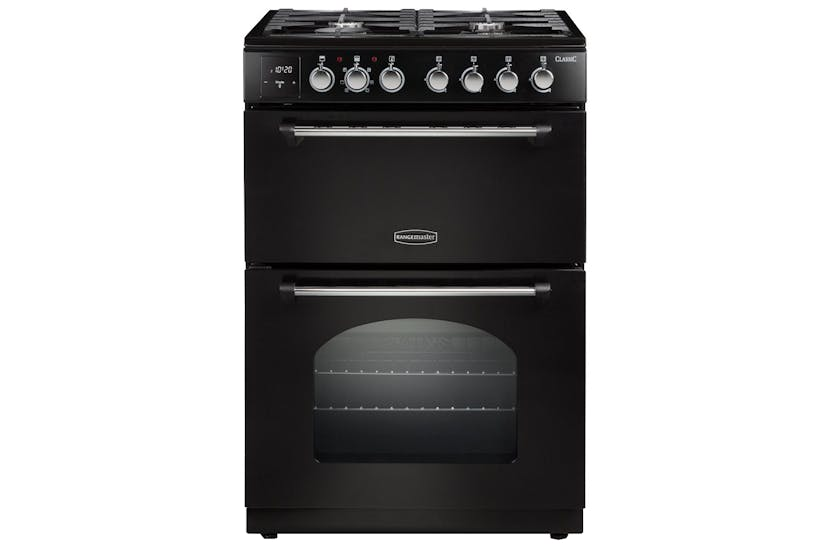 Rangemaster Classic 60cm Dual Fuel Cooker | CLA60DFFBL/C | Black