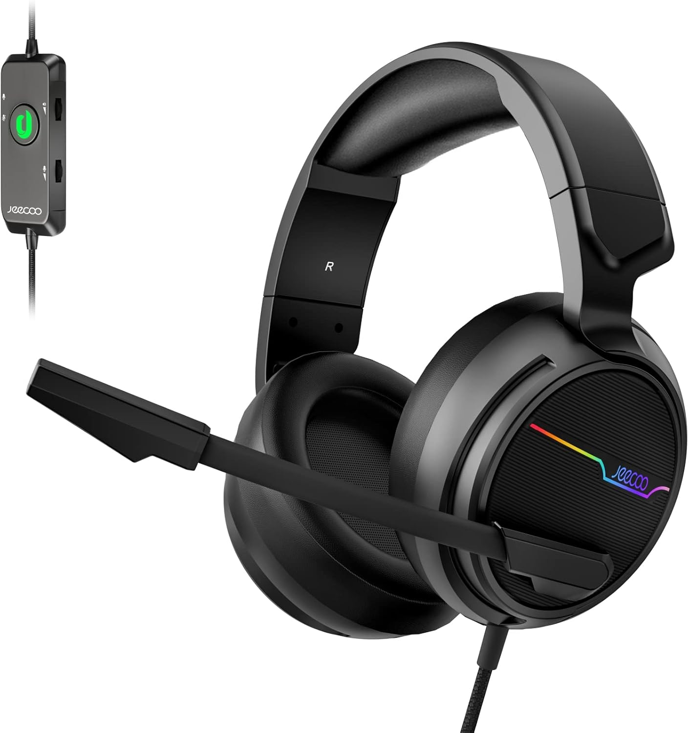 Jeecoo USB Gaming Headset for PC