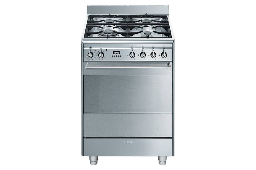 Smeg 60cm Gas Cooker | SUK61PX8 | Stainless Steel