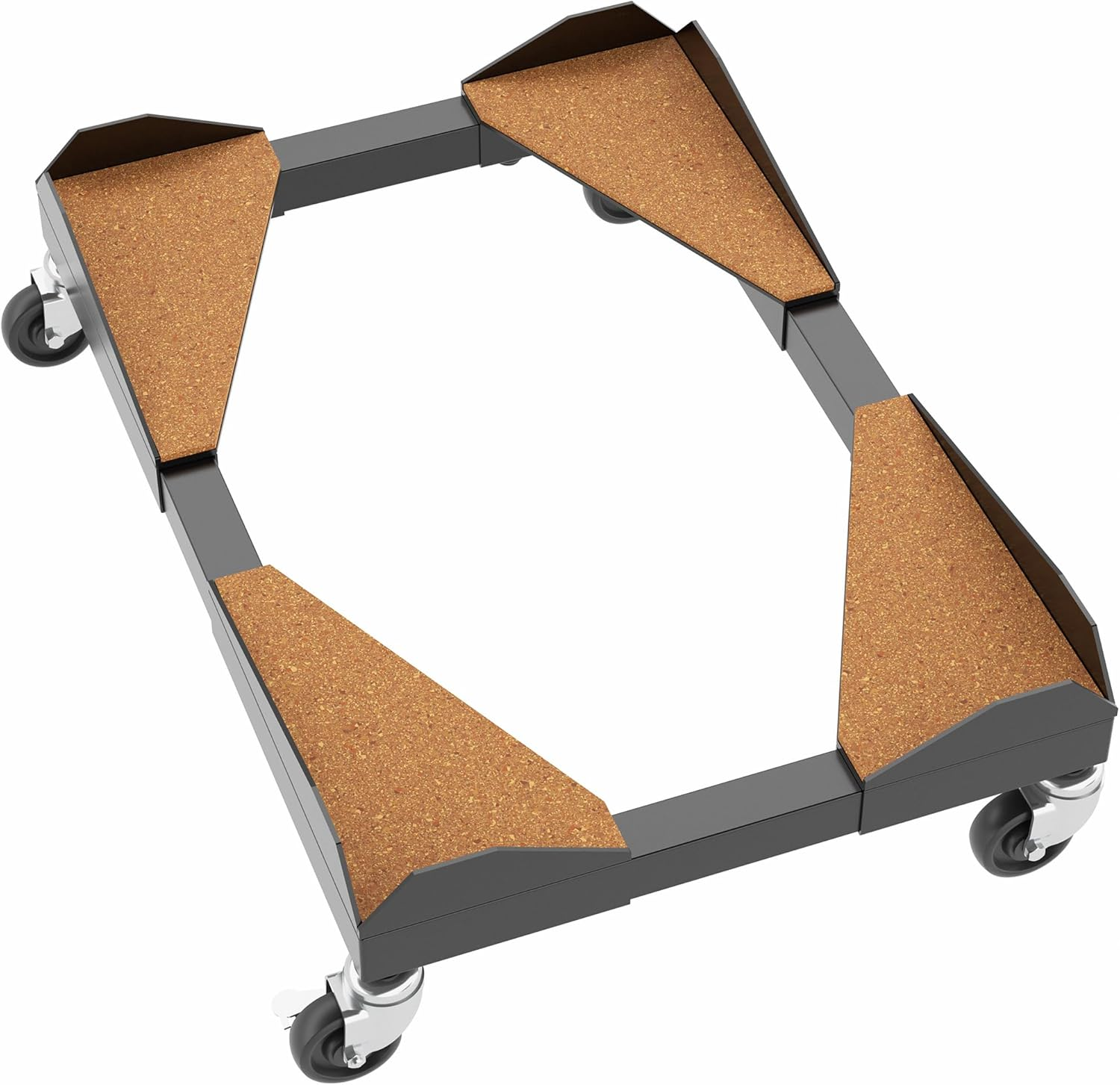 VIVO Premium Large Steel PC Cart, Rolling CPU Trolley, Adjustable Mobile Computer Stand Holder with Locking Wheels, Fits Most Gaming PCs up to 25 x 12 inches, Under Desk, Black, CART-PC03D