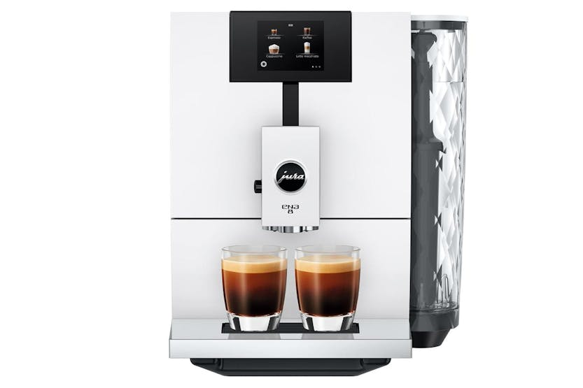 Jura ENA 8 Bean To Cup Coffee Machine | 15509 | Nordic White