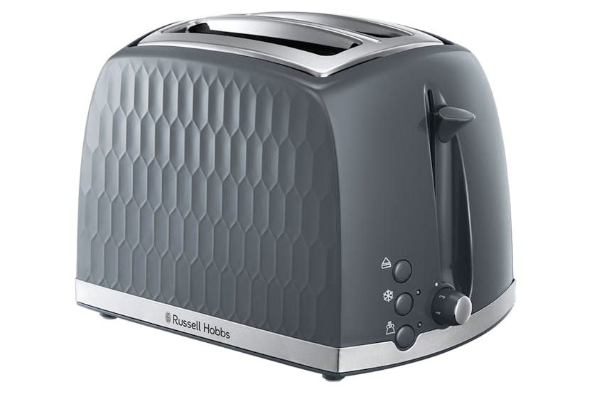 Russell Hobbs Honeycomb 2 Slice Toaster | 26063 | Grey