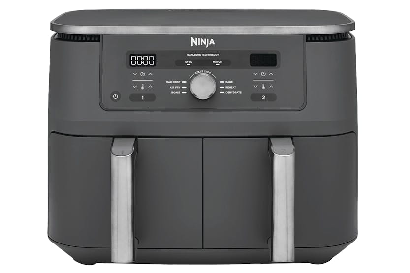 Ninja 9.5L Max 6-in-1 Dual Zone Air Fryer | DZ400UK | Gun Metal Grey