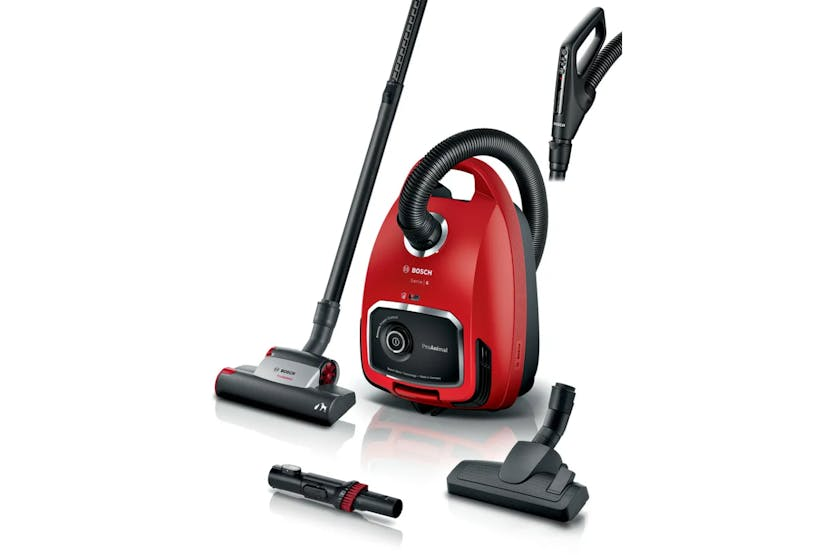 Bosch Series 6 Pro Animal Bagged Vacuum Cleaner | Red