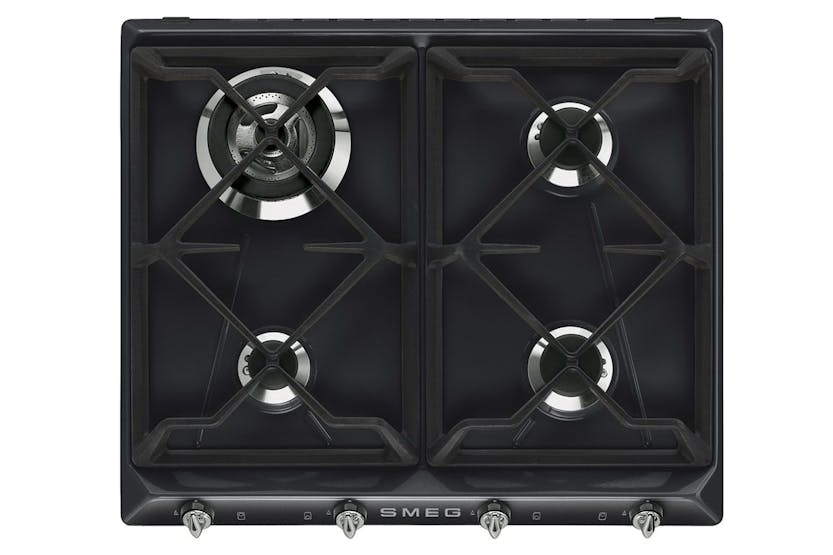 Smeg 60cm Built-in Gas Hob | SR964NGH | Black
