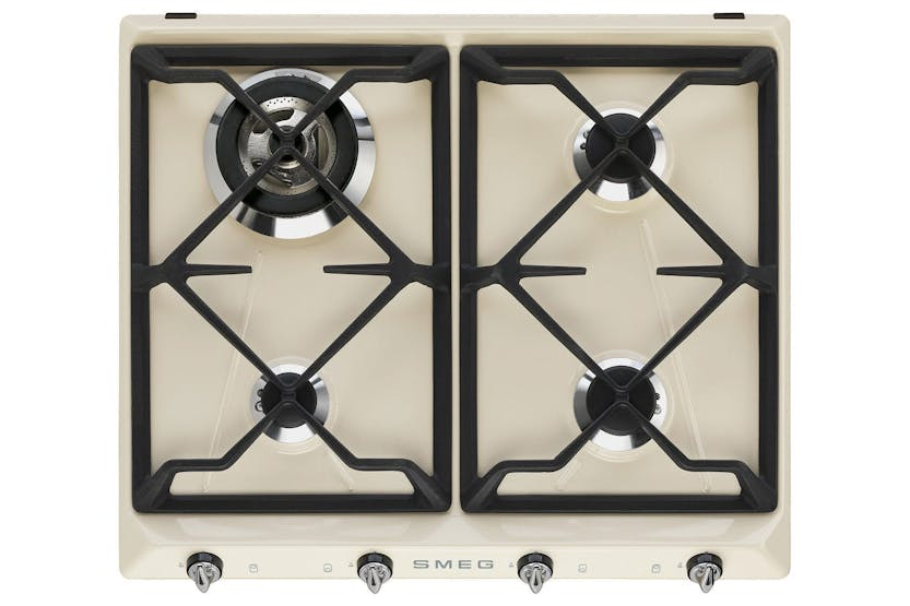 Smeg 60cm Victoria Aesthetic Gas Hob | SR964PGH | Cream
