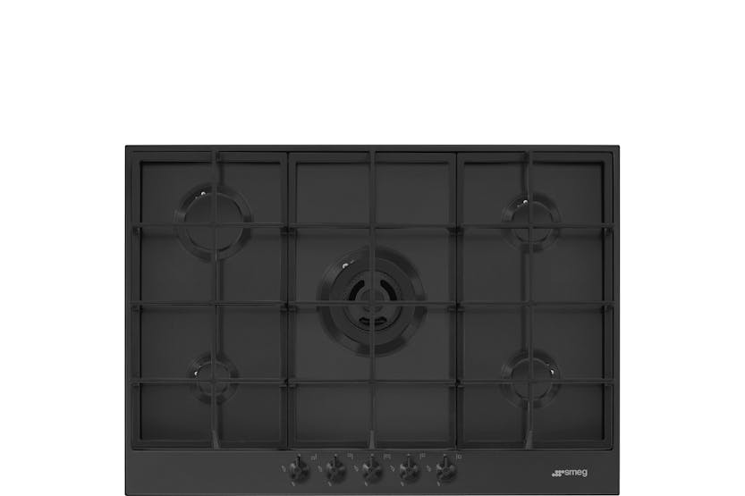 Smeg 75cm Classic Gas Hob | PX375MB | Matte Black
