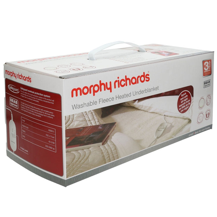 Morphy Richards Electric Fleece Underblanket | Single
