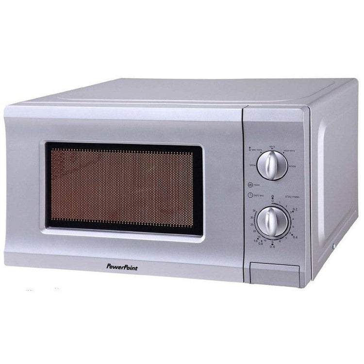 Powerpoint 20L Silver Freestanding Microwave | P22720CPMSL