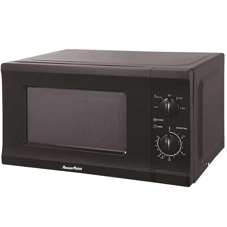 Powerpoint 700W Black Microwave | P22720CPMBL