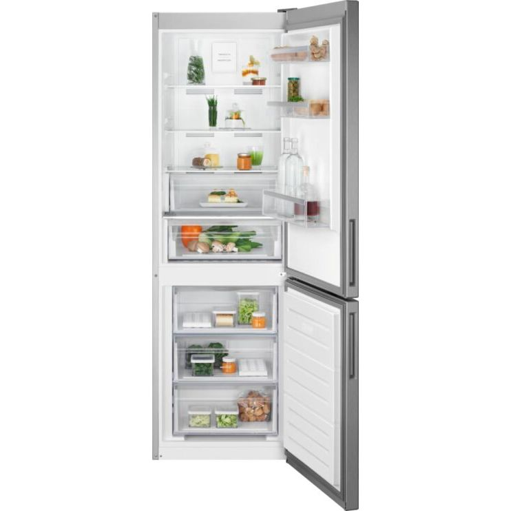 Electrolux 60cm TwinTech NoFrost Freestanding Fridge Freezer Stainless Steel | LNT6ME32U2