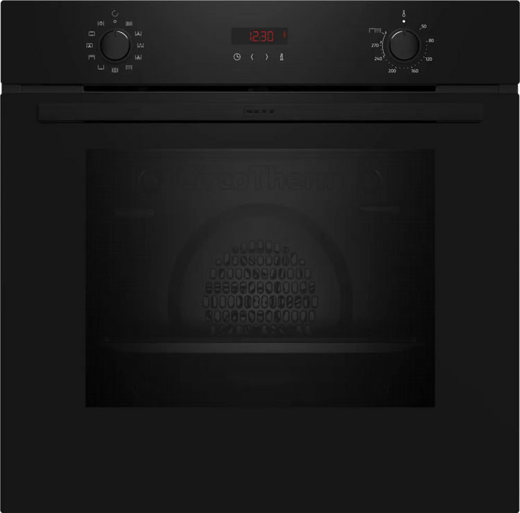NEFF N 30 Built‑in Oven 60 x 60 cm Black | B2DCG7AK3B