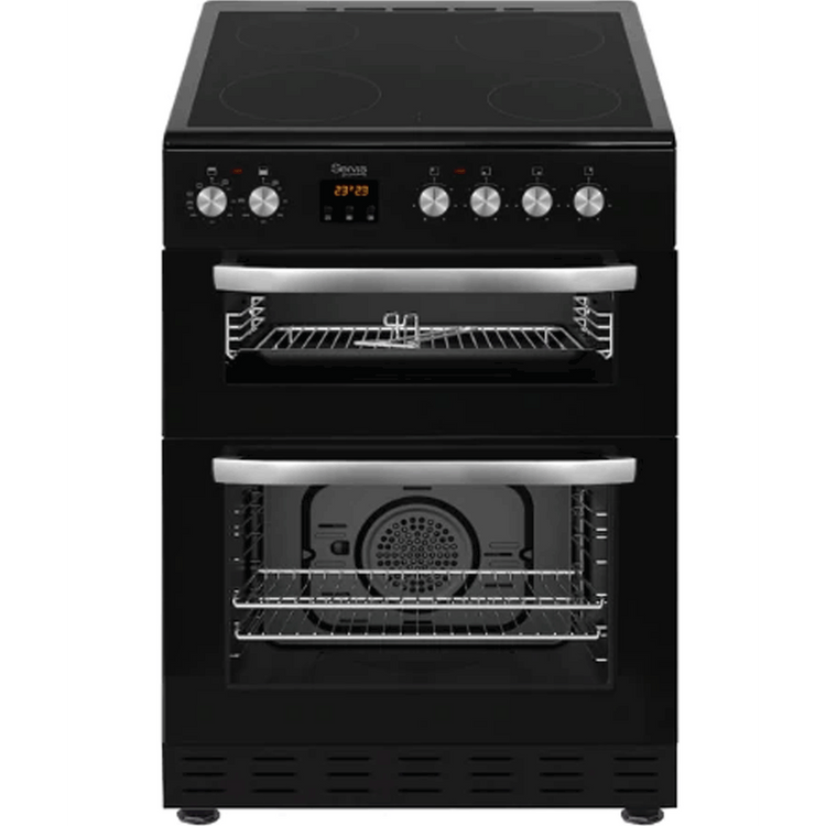 Servis 60cm Double Oven Cooker | Black