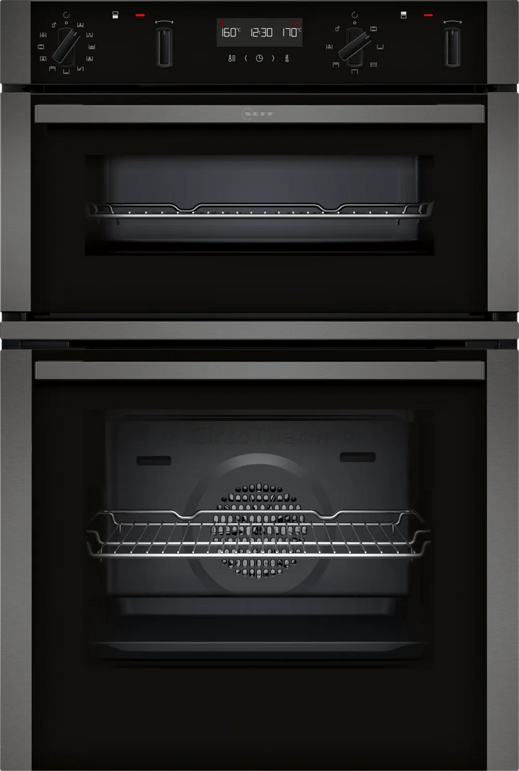 Neff N70 Built-In Double Oven – Graphite Grey | U2ACH7AG7B