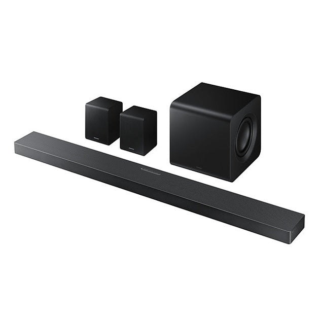 Samsung QS750F Q‑Series 5.1.2‑Channel Soundbar with Subwoofer & Rear Speakers | HW‑QS750F/XUSpecial Order:Estimated dispatch within14 working days. Lead times may vary.