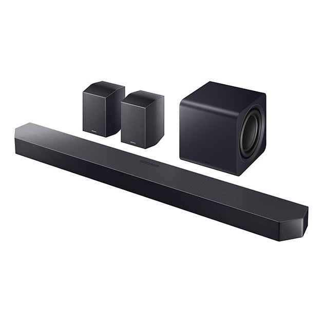 Samsung Q990F Q‑Series 11.1.4ch Soundbar with Subwoofer & Rear Speakers | HW-Q990F/XUSpecial Order:Estimated dispatch within14 working days. Lead times may vary.